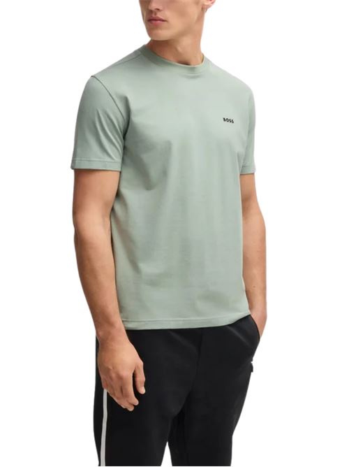 T-shirt uomo acqua marina in cotone Boss Green | 50506373357